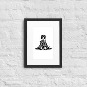 Póster mate enmarcado con paspartú “Guilty Love” ACT-002 por Takiru Osaru